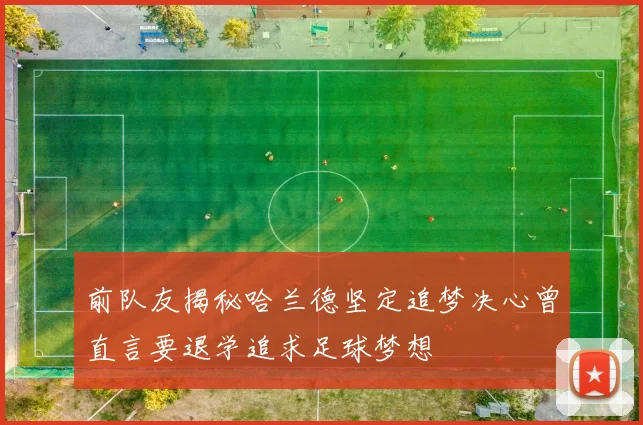前队友揭秘哈兰德坚定追梦决心曾直言要退学追求足球梦想